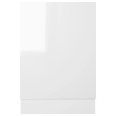 vidaXL Painel máquina lavar louça 45x3x67 cm contraplacado branco
