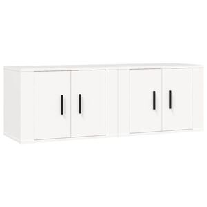 vidaXL M&oacute;veis de TV para parede 2 pcs 57x34,5x40 cm branco