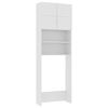 vidaXL Arm&aacute;rio m&aacute;quina de lavar roupa 64x25,5x190 cm aglomerado branco