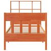 vidaXL Cama sem colch&atilde;o 90x200 cm pinho maci&ccedil;o castanho-mel
