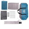 vidaXL Tenda familiar tipi para 8 pessoas imperme&aacute;vel azul