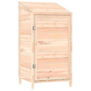vidaXL Abrigo de jardim 55x52x112 cm madeira de abeto maci&ccedil;a