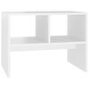 vidaXL Mesa de apoio 60x40x45 cm contraplacado branco