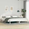 vidaXL Estrutura da Cama com cabeceira Branco 200 x 210 cm