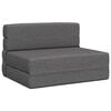 vidaXL Sof&aacute; Cama Dobr&aacute;vel Cinzento-claro 70 x 72 x 60 cm Tecido