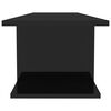vidaXL Móvel de parede para TV 103x30x26,5 cm preto brilhante
