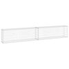 vidaXL Muro gabi&atilde;o com tampas a&ccedil;o galvanizado 300x30x50 cm