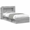 vidaXL Estrutura de Cama com Armazenamento Sonoma cinzento