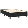 vidaXL Cama boxspring com colch&atilde;o 120x190 cm veludo preto