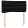 vidaXL Cama boxspring com colch&atilde;o 120x190 cm tecido preto