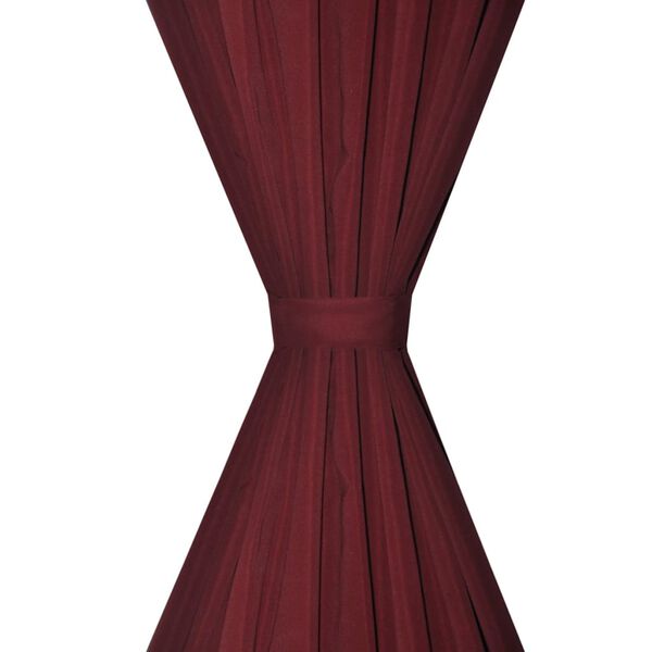 vidaXL Cortinas blackout 2 pcs camada dupla 140 x 245 cm bord&ocirc;