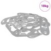 vidaXL Gancho com Buraco Chave 3673 unid. Prateado 45 x 16 x 3.5 mm