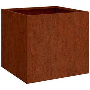 vidaXL Vaso/floreira 32x30x29 cm a&ccedil;o corten