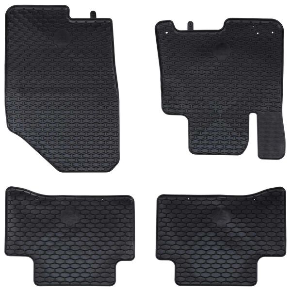 vidaXL Tapete de carro 4 pcs Preto adequado para TUCSON 2020- Borracha