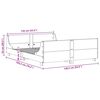 vidaXL Cama sem colch&atilde;o 135x190 cm madeira de pinho maci&ccedil;a