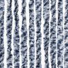 vidaXL Cortina anti-insetos 56x200 cm chenille azul e branco