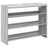 vidaXL Sapateira 80x25x62 cm derivados de madeira cinzento sonoma