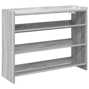vidaXL Sapateira 80x25x62 cm derivados de madeira cinzento sonoma