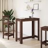 vidaXL Mesa de bar 102x50x103,5 cm derivados madeira carvalho castanho