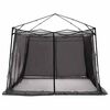 vidaXL Conjunto de Tenda de Camping com telhado 2 pcs Cinza e Laranja