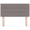 vidaXL Cabeceira Cinzento-acastanhado 90 cm Couro Sint&eacute;tico