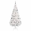 vidaXL &Aacute;rvore de Natal artificial pr&eacute;-iluminada + bolas 620 ramos