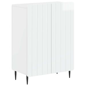 vidaXL Arm&aacute;rio de Armazenamento para Banheiro ZWOLLE Branco Brilhante