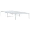vidaXL Estrutura de cama metal 90x190 cm branco