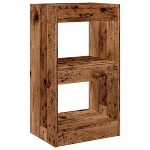 vidaXL Estante/divis&oacute;ria 40x30x72 cm cor madeira velha