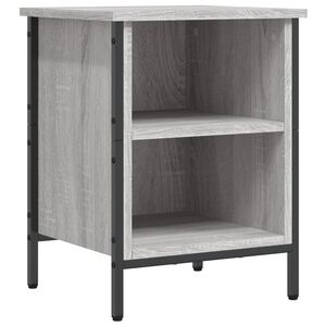 vidaXL Sapateira 38x35x50 cm derivados de madeira cinzento sonoma