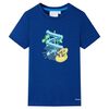 vidaXL T-shirt para crian&ccedil;a azul-escuro 128