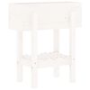 vidaXL Vaso/floreira de jardim 62x30x69 cm pinho maciço branco