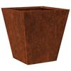 vidaXL Garden Planters 2 pcs 30x30x30 cm a&ccedil;o resistente &agrave;s intemp&eacute;ries