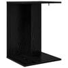 vidaXL Mesa Lateral Carvalho Preto 45 x 40 x 62,5 cm
