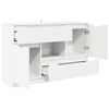 vidaXL Buffet com gaveta Branco 100 x 30 x 65,6 Madeira processada