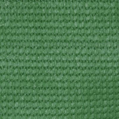 vidaXL Tela de varanda 90x600 cm PEAD verde-claro
