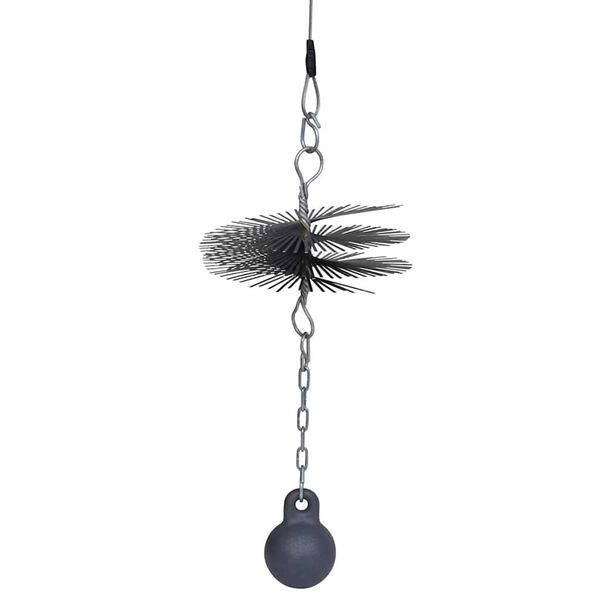 Escova redonda para limpar a chamin&eacute; di&acirc;metro 20 cm