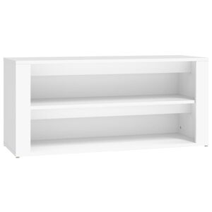 vidaXL Sapateira 100x35x45 cm derivados de madeira branco