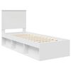 vidaXL Estrutura da Cama Branco 75 x 190 cm Madeira de Pinheiro S&oacute;lida