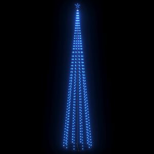 vidaXL &Aacute;rvore de Natal em cone c/ 752 luzes LED 160x500 cm azul