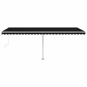 vidaXL Toldo El&eacute;trico 6 x 3 m Antracite 100% Poli&eacute;ster