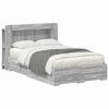 vidaXL Estrutura de Cama com Armazenamento Sonoma cinzento