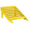 vidaXL Cadeira de jardim e otomano Adirondack 2 lugares abeto amarelo
