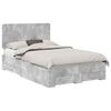 vidaXL Estrutura da Cama Cinzento 120 x 200 cm Derivados de Madeira