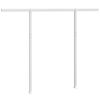 vidaXL Conjunto de postes para toldo 300x245 cm ferro
