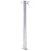 vidaXL Coluna de &aacute;gua para jardim em a&ccedil;o inoxid&aacute;vel redonda 40 cm