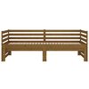 vidaXL Sof&aacute;-cama puxar 2x(80x200) cm pinho maci&ccedil;o castanho mel