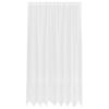 vidaXL Cortina de Renda com cortinas Branco 200 x 200 cm Poli&eacute;ster