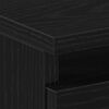 vidaXL Arm&aacute;rio de Cabeceira com gaveta Carvalho Preto 40 x 35 x 69 cm