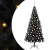 vidaXL &Aacute;rvore de Natal Preto 240 cm PVC